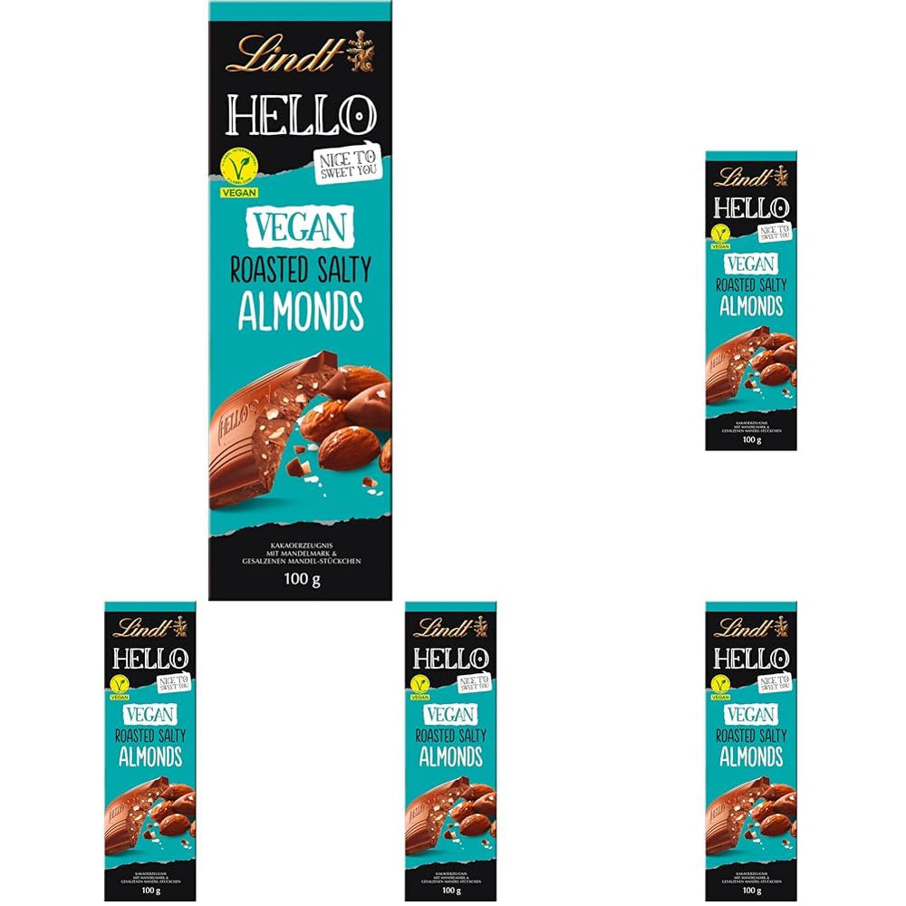 Lindt Hello čokoláda, pražené solené mandle, 100g