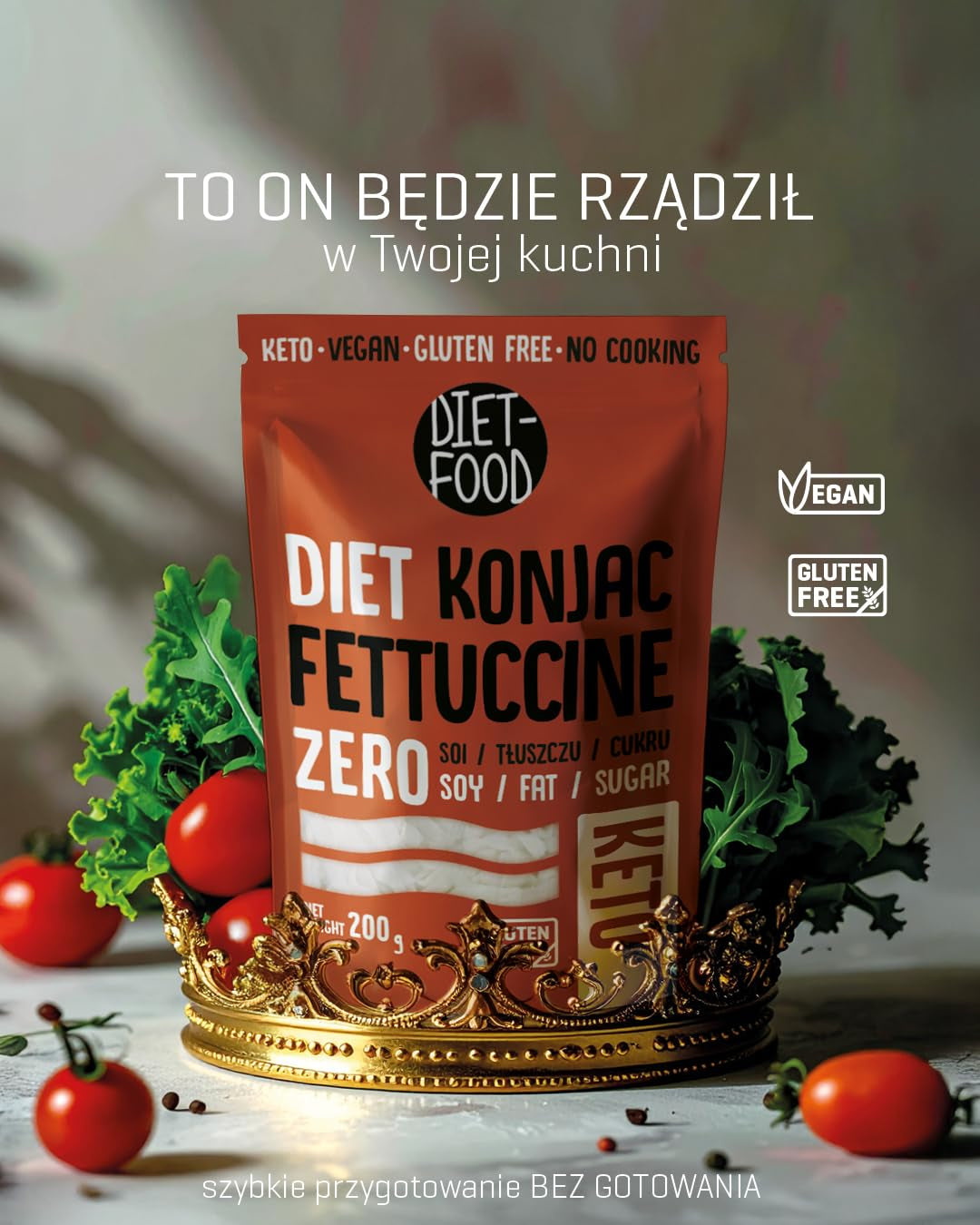 Nudle Shirataki DIETNÍ JÍDLO Nízkokalorické nízkokalorické nudle Konjac Veganské jídlo Bez tuku Sója Bez lepku Bezlepkové ve vodě rozpustné dietní nudle Nízkokalorické 200 gramů