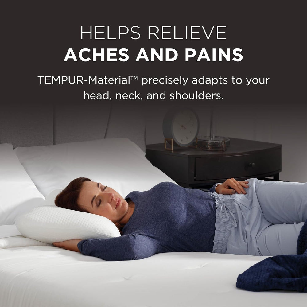 TEMPUR-PEDIC Pernă Symphony Fabricată din spumă cu memorie, Luxuriantă, Moale, Standard, Albă Perne standard Naty Shop