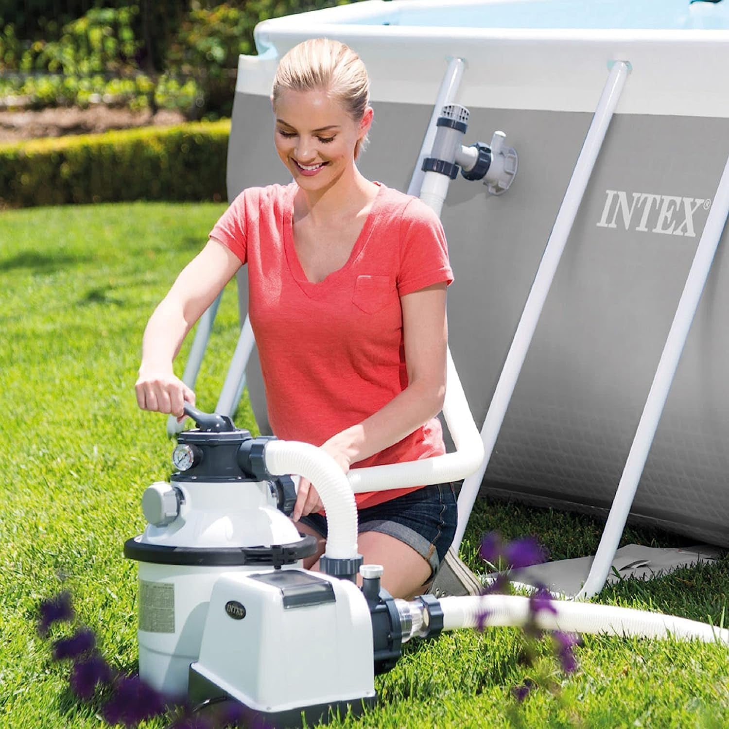 Intex Krystal Clear 7,9 m³ pískový filtrační systém pro bazény do 36 000 l 26646