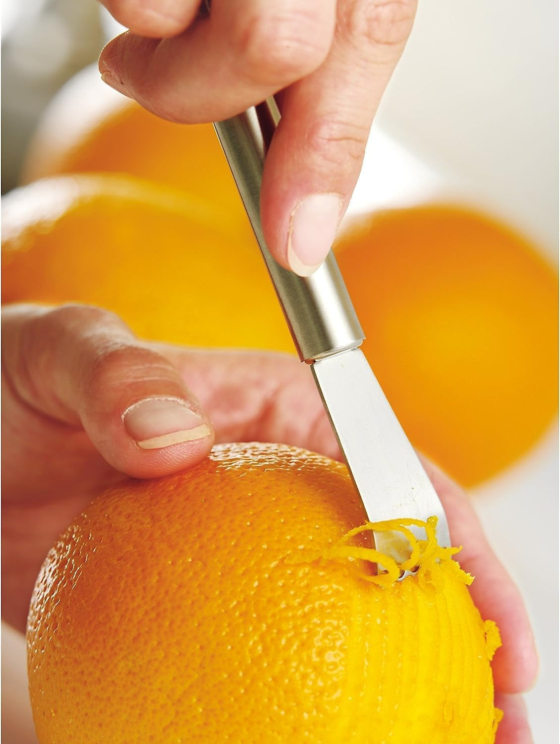 WMF Profi plus škrabka na citron 14,5 cm, nerezová škrabka Cromargan Naty Shop