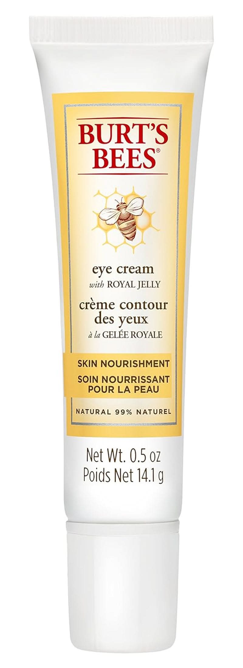 Burt'S Bees Přírodní oční krém pro citlivou pokožku s extraktem z bavlny, 14 g Kosmetika a Beauty Naty Shop Nourishing