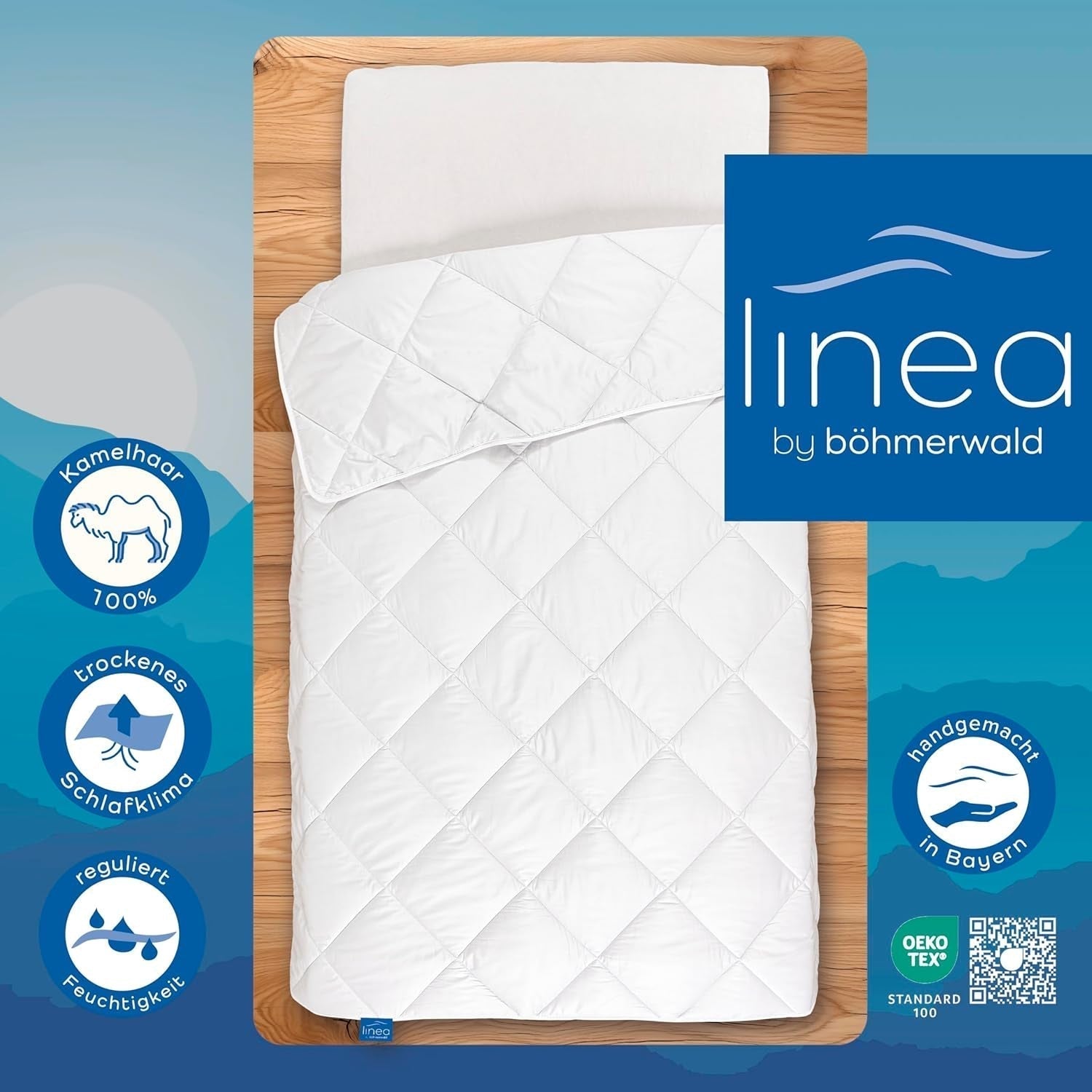 Exkluzivní přikrývka, velbloud, bílá, 135 X 200 cm Přikrývky a přikrývky Naty Shop