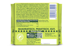 Ritter Sport Pistácie, mléčná čokoláda s jemnými kousky pistácií, čokoládová klasika, perfektní na svačinu a pochutnání, skvělý nápad na dárek, 12 tyčinek x 100 g