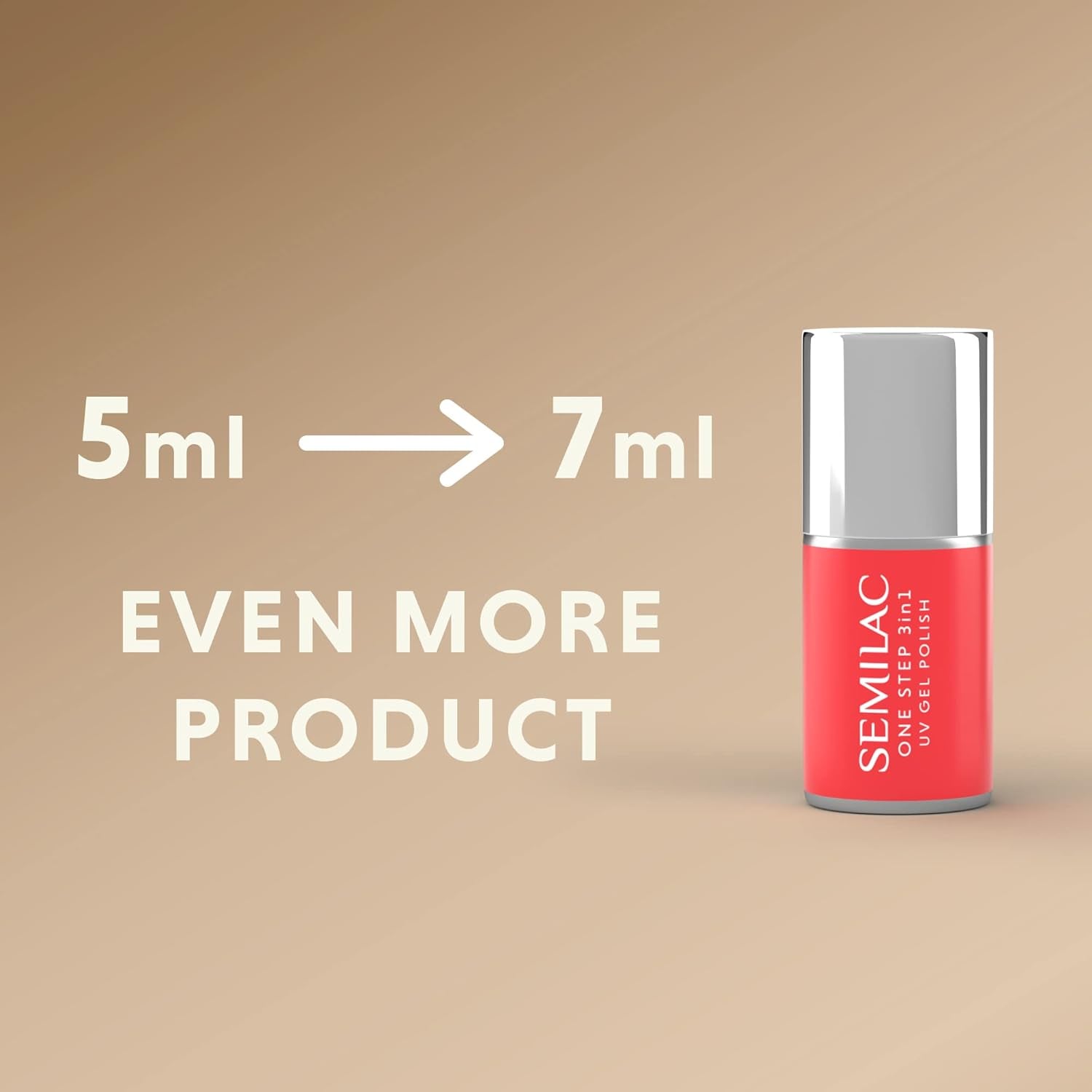 Oja UV Semilac One Step Hybrid 3v1 S450 Inner Warmth Peach 7 ml
