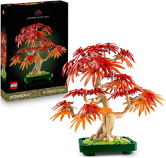 LEGO Botanicals Japonský červený javor - Bonsai - Sada umělých rostlin s červenými a oranžovými listy a miska - Domácí dekorace - Nápad na dárek pro dospělé - 10348 Stavebnic Besuche den LEGO-Store Výchozí název