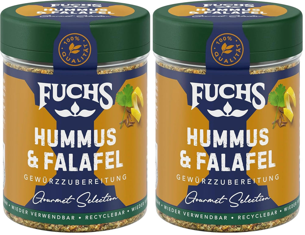 Fuchs Gewürze Gourmet Selection Naher Osten-Afrika – Dukkah Gewürzmischung, nachfüllbarer Gewürz Mix, zum Verfeinern von Fisch und Lamm, vegan, 50 g