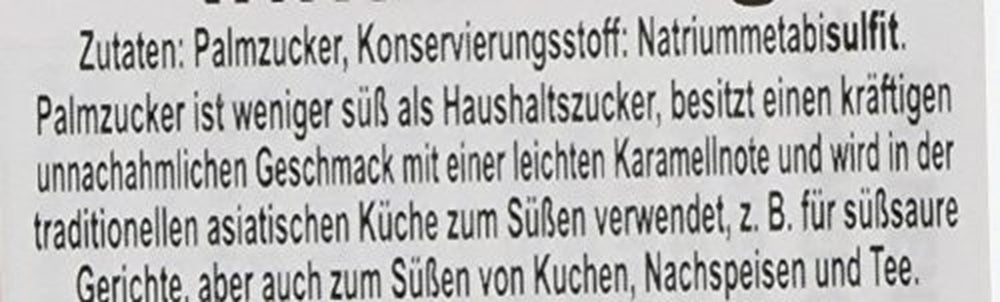 Cock Palmzucker, Scheiben, 4Er Pack (4 X 454 G Packung) sladidla Naty Shop