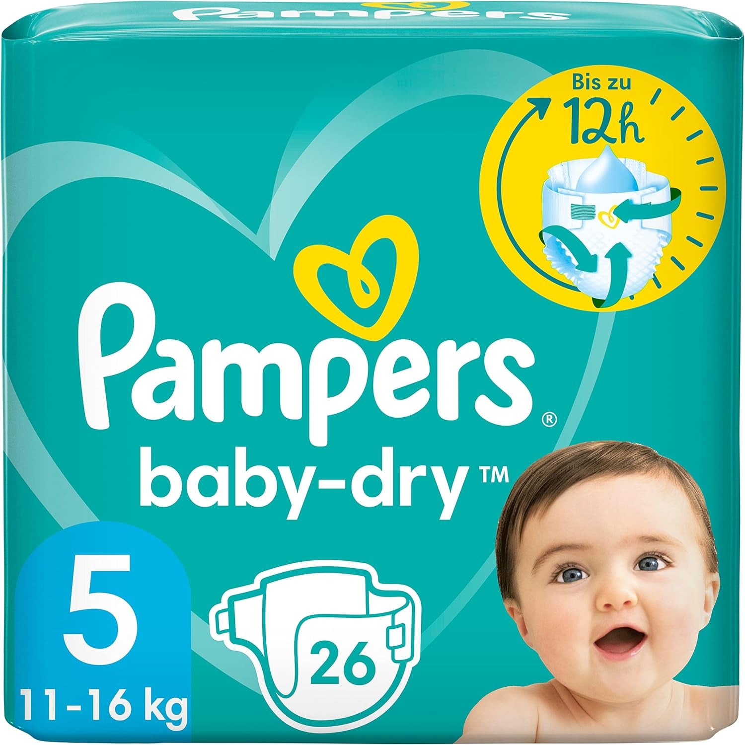 Plenky Pampers 81657566 Baby-Dry Pants, bílé
