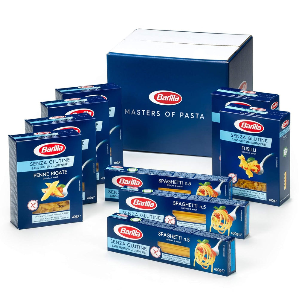 Bezlepkové těstoviny Barilla Fusilli z lahodné kukuřice a rýže - ideální pro lidi s celiakií nebo nesnášenlivostí lepku 400g