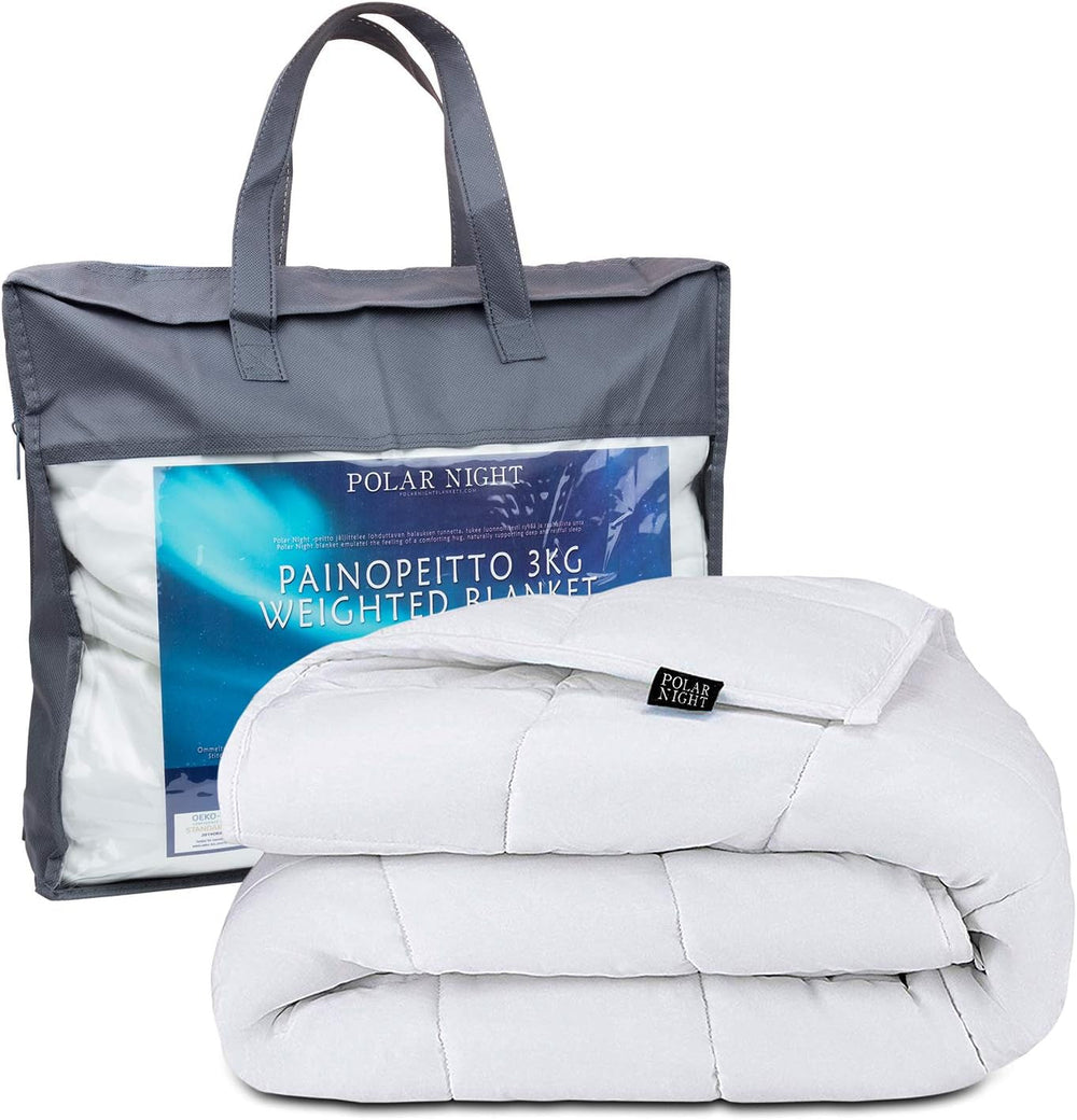 Zátěžová přikrývka pro dospělé 150 X 200 Cm, 7Kg - Zátěžová přikrývka pro hluboký spánek, těžká přikrývka, terapeutická přikrývka ze 100% bavlny, relaxační přikrývka Oeko-Tex® 100 Standardní přikrývka Postele a přikrývky Polar Night 150 X 200 Cm 5,0 kg