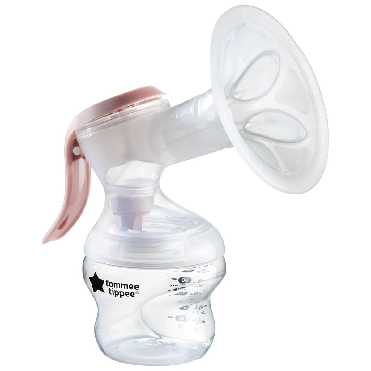 Tommee Tippee Made for Me Manuelle Einzel-Milchpumpe, Starke Saugkraft, Ergonomischer Griff, Tragbare Und Leise Milchpumpe, Samt Babyflasche Příslušenství Jídlo a kojení Bebe Naty Shop