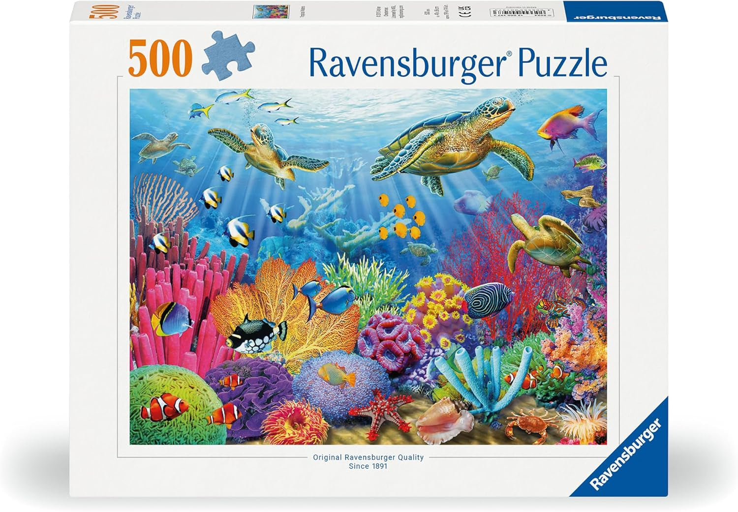 Ravensburger Puzzle 12000197 - Scufundare distractivă sub apă - 500 piese Puzzle Naty Shop