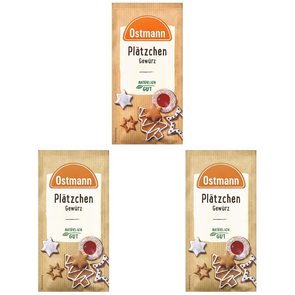 Ostmann Gewürze – Glühwein-Gewürz, Gewürzmischung für Glühwein, Punsch, Feuerzangenbowle & Kinderpunsch, ideální pro Winter- und Weihnachtszeit, vegan, 12 g (1er Pack)