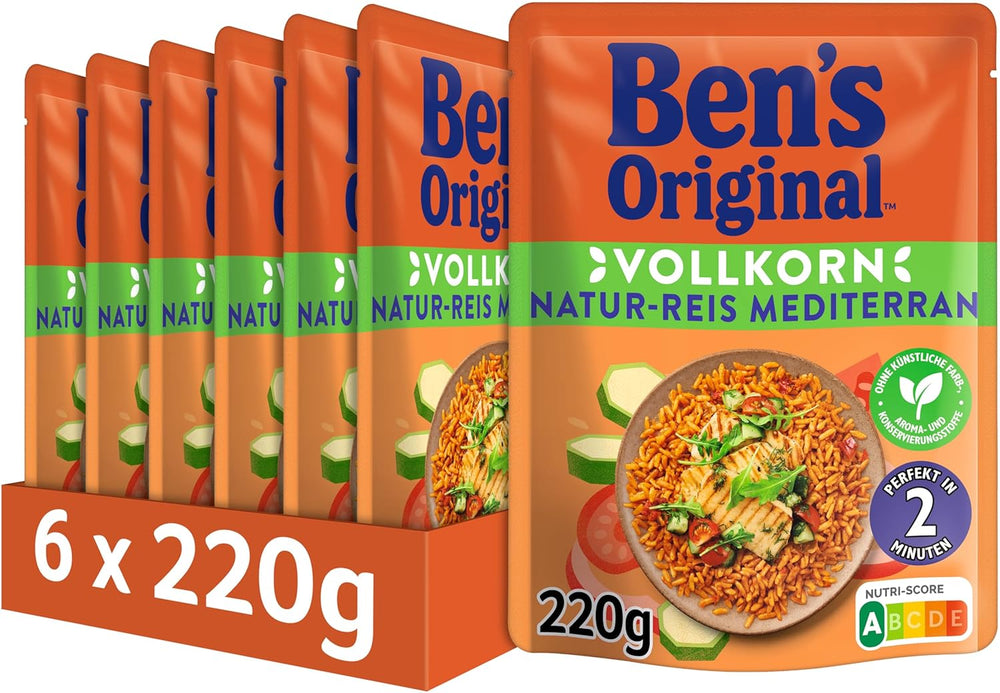 BEN'S ORIGINAL™ natural expresní rýže 6 x 220 g