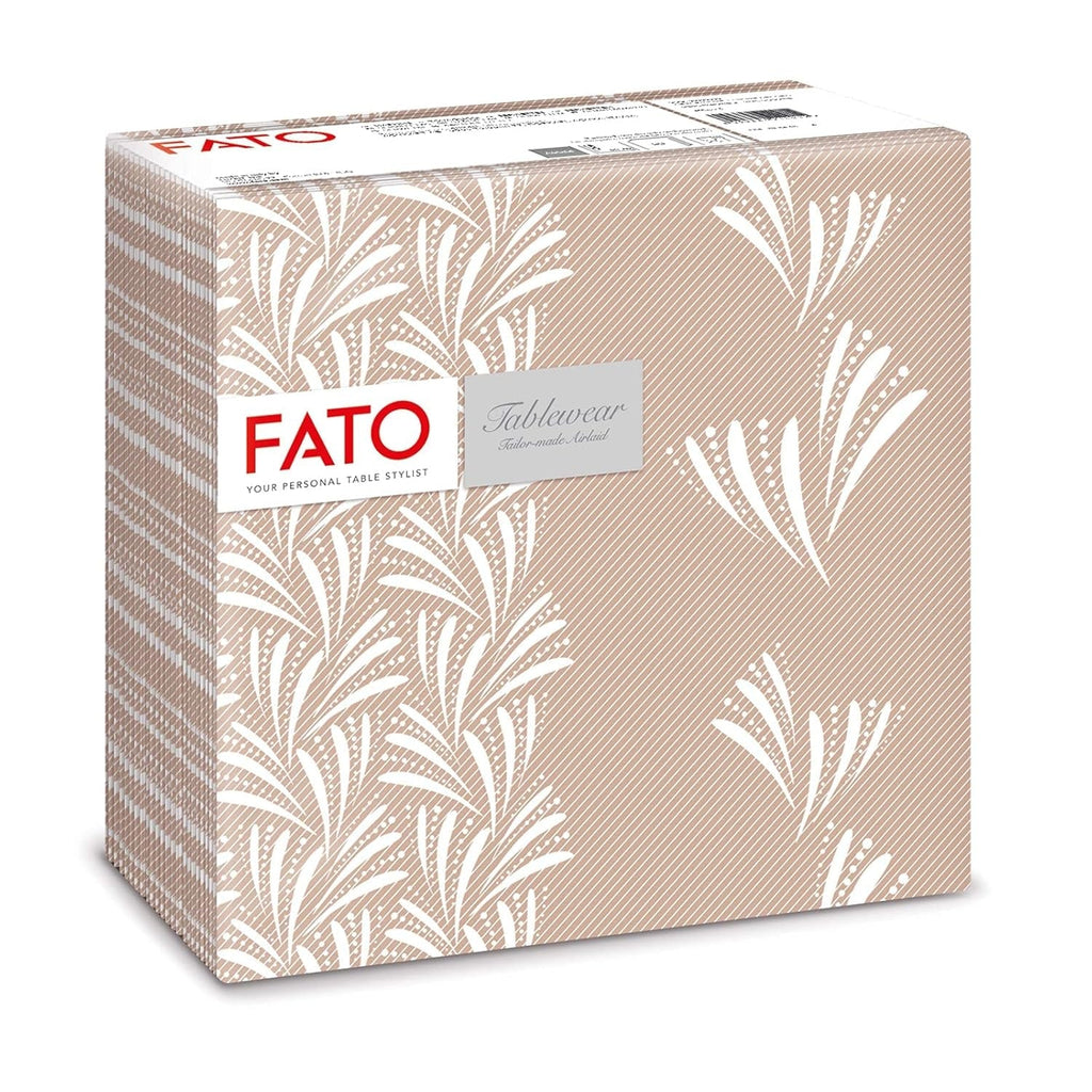 Fato - Șervețele din hârtie uscată, airlaid, efect textil, pachet cu 50 de șervețele, format 40X40 pliate în 4, Tropicana Decor