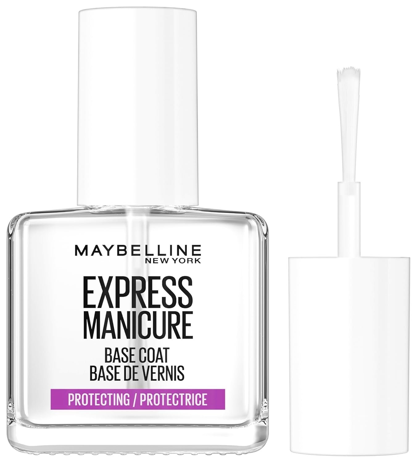 Maybelline New York Lak na nehty, transparentní báze, Super Stay Strength & Protecting Base Coat, 12 ml