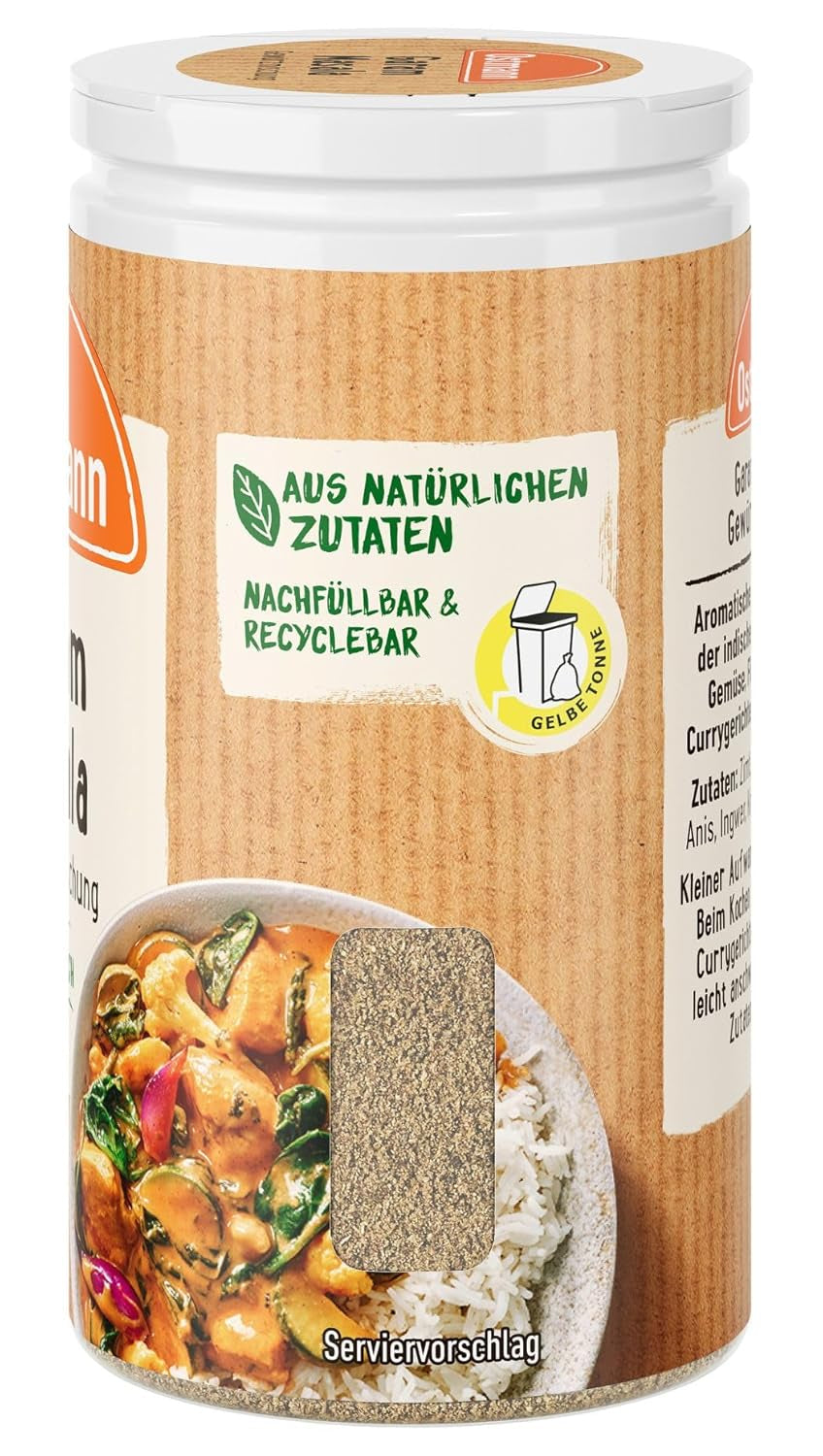 Ostmann Gewürze - Garam Masala Gewürzmischung | Nachfüllbare & recyklovatelné balení | 30 g in der Streudose