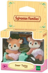 Sylvanian Families 5800 Gemeni Cerbi, Set de joacă cu Figurină Animal, Figurine Animale de Pădure, Jucărie pentru Copii cu Vârsta de 3 Ani și Peste
