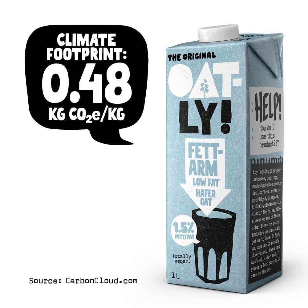 Oatly Haferdrink 1,5% Fett - Packung mit 6 (6 x 1 litr)