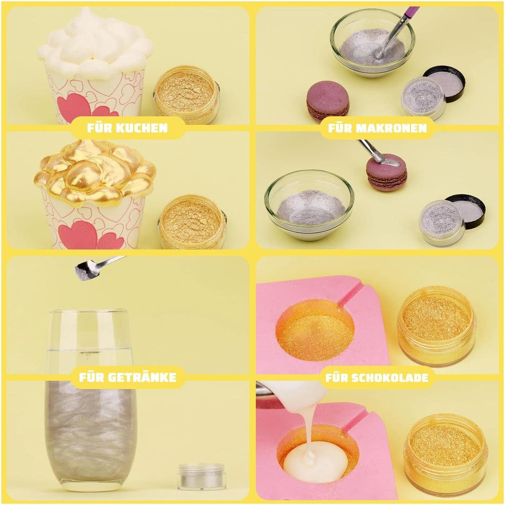 Jedlé třpytky, prášek, 5 gramů Glitter Naty Shop