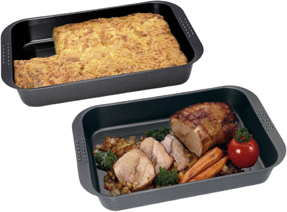 Chg Backform, ILAG Special 2-Schicht Antihaftbeschichtung, Sonstige, Jewells Ca. 28,5 x 23 x 4 cm, 9878-41, Jewells Ca. 28,5 X 23,0 X 4,0 cm Formy a plechy na pečení Naty Shop Ofen-Set Extra Hoch