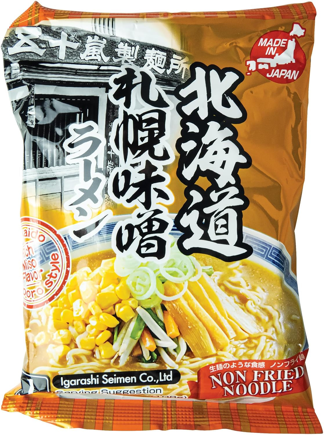 Nudle, Instantní Ramen s Miso omáčkou (Sapporo Miso Ramen) - 1 x 108 g