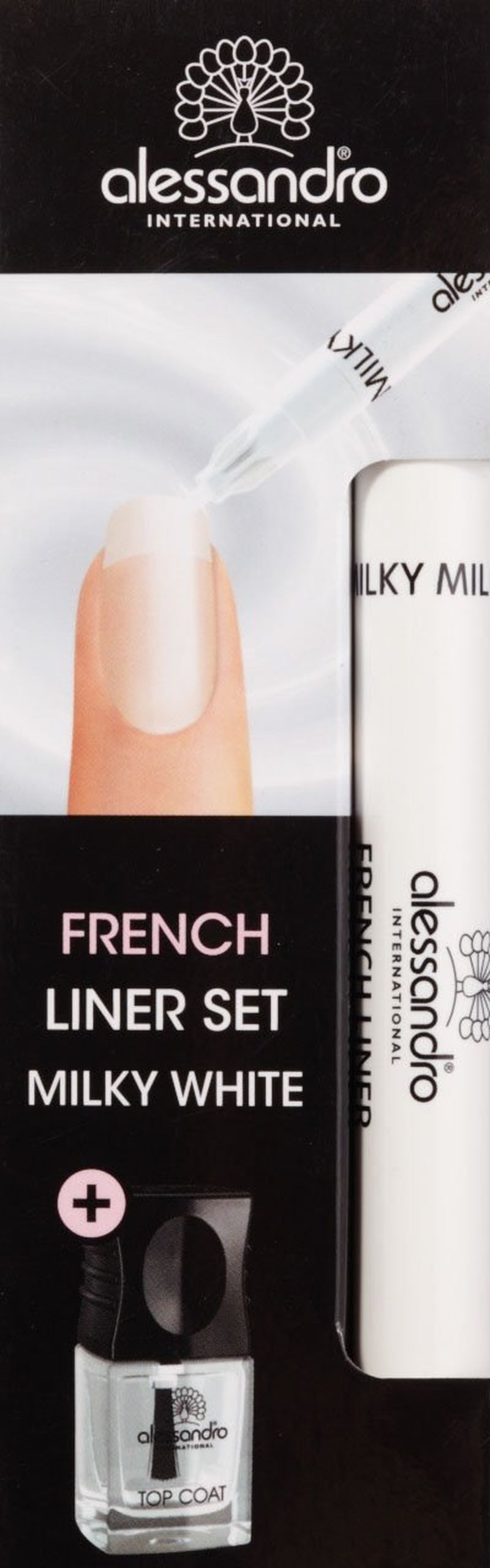 Alessandro Effect French Liner Milk White 1 balení (1 x 5 ml + 3,2 ml)