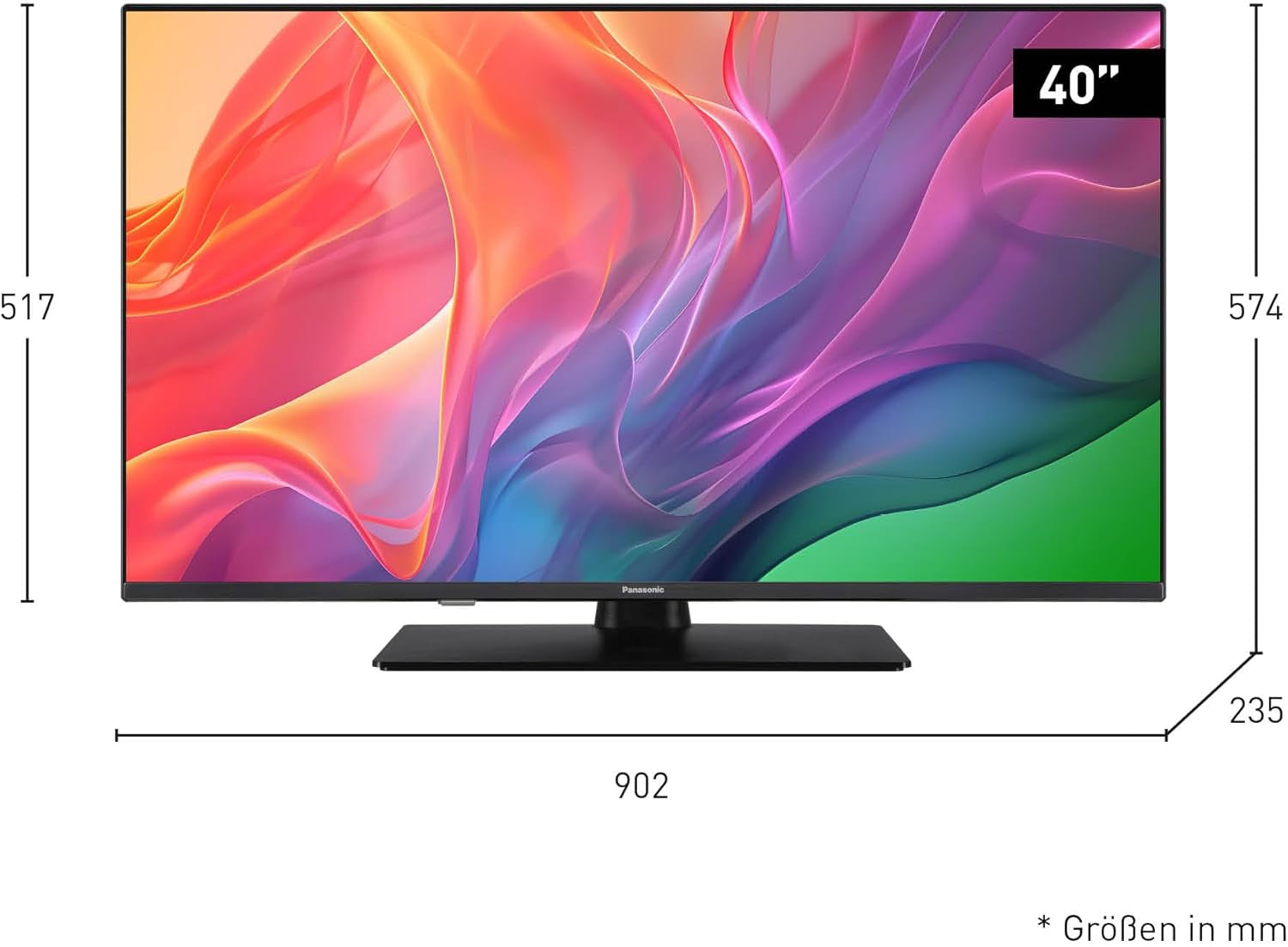 Panasonic TV-40S55AEZ, seria S55A, televizor inteligent LED Full HD de 40 de inci, 2024, Fire TV, HD Color Engine, HDR, control vocal Alexa, mod de gaming, player media, pentru o experiență vizuală excepțională