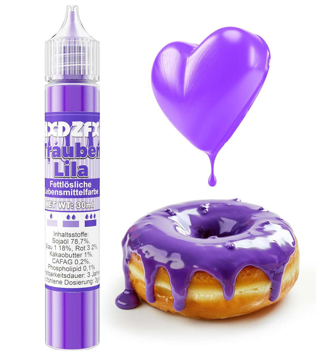 Colorant alimentar liposolubil - 30 ml colorant alimentar concentrat pe bază de ulei pentru ciocolată, set de coloranți alimentari pentru decorarea torturilor, fondant, cremă de unt, copt, meșteșuguri (albastru marin)