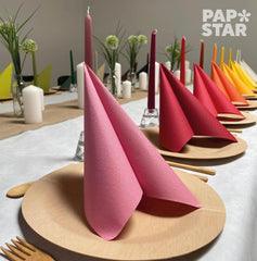 Șervețele Papstar, șervețele de țesut Champagne Royal Collection 1/4-fold, dimensiune 40 X 40 Cm, 1 X 50-pack, șampanie / crem