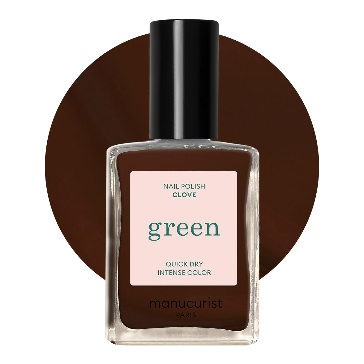 Manucurist Green - Rosy Beige Shell Beige Lak - Rychleschnoucí lak na nehty - DIY Nails - Vegan 12-Free - Rostlinná báze - Lak na nehty - Vyrobeno ve Francii