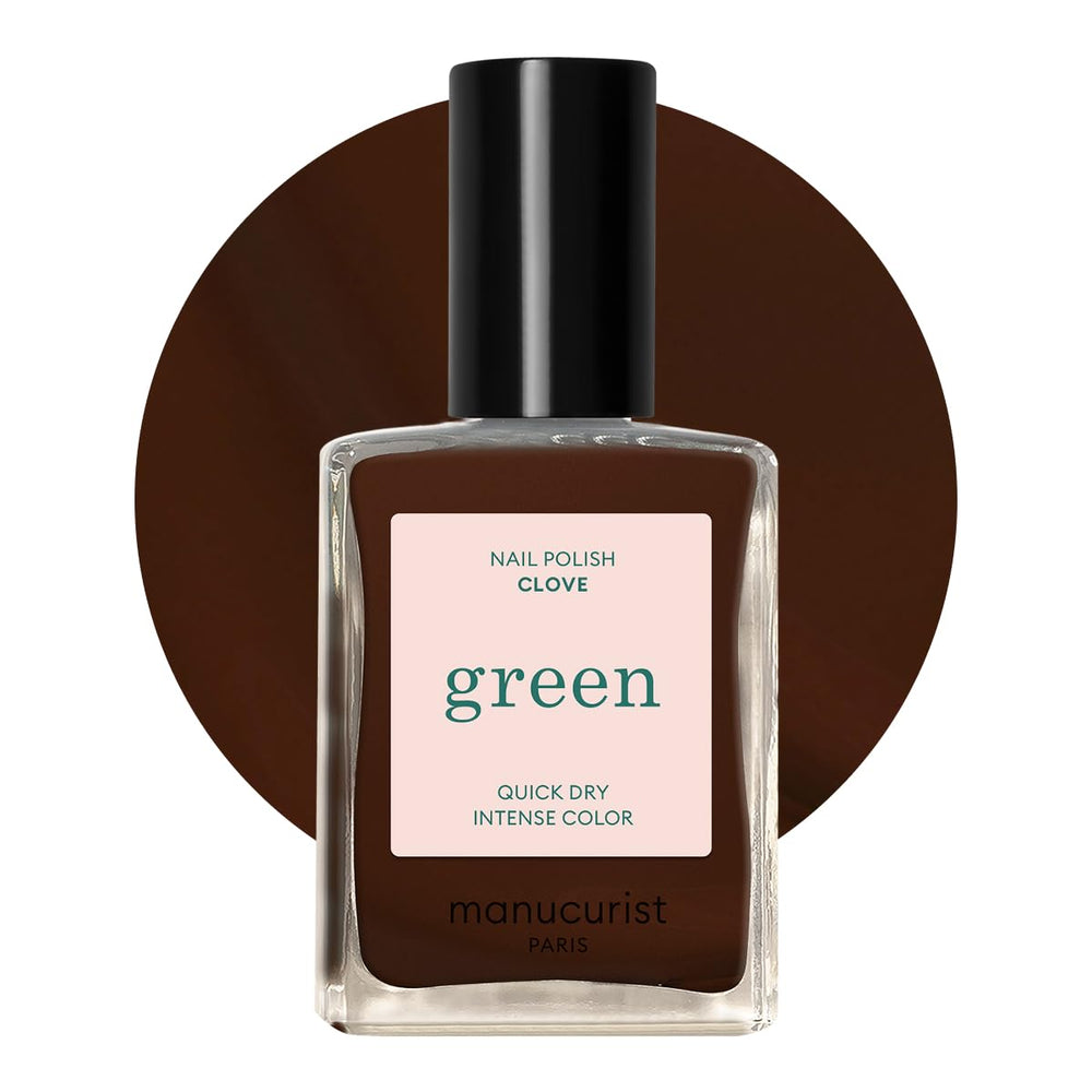 Manucurist Green - Rosy Beige Shell Beige Lak - Rychleschnoucí lak na nehty - DIY Nails - Vegan 12-Free - Rostlinná báze - Lak na nehty - Vyrobeno ve Francii