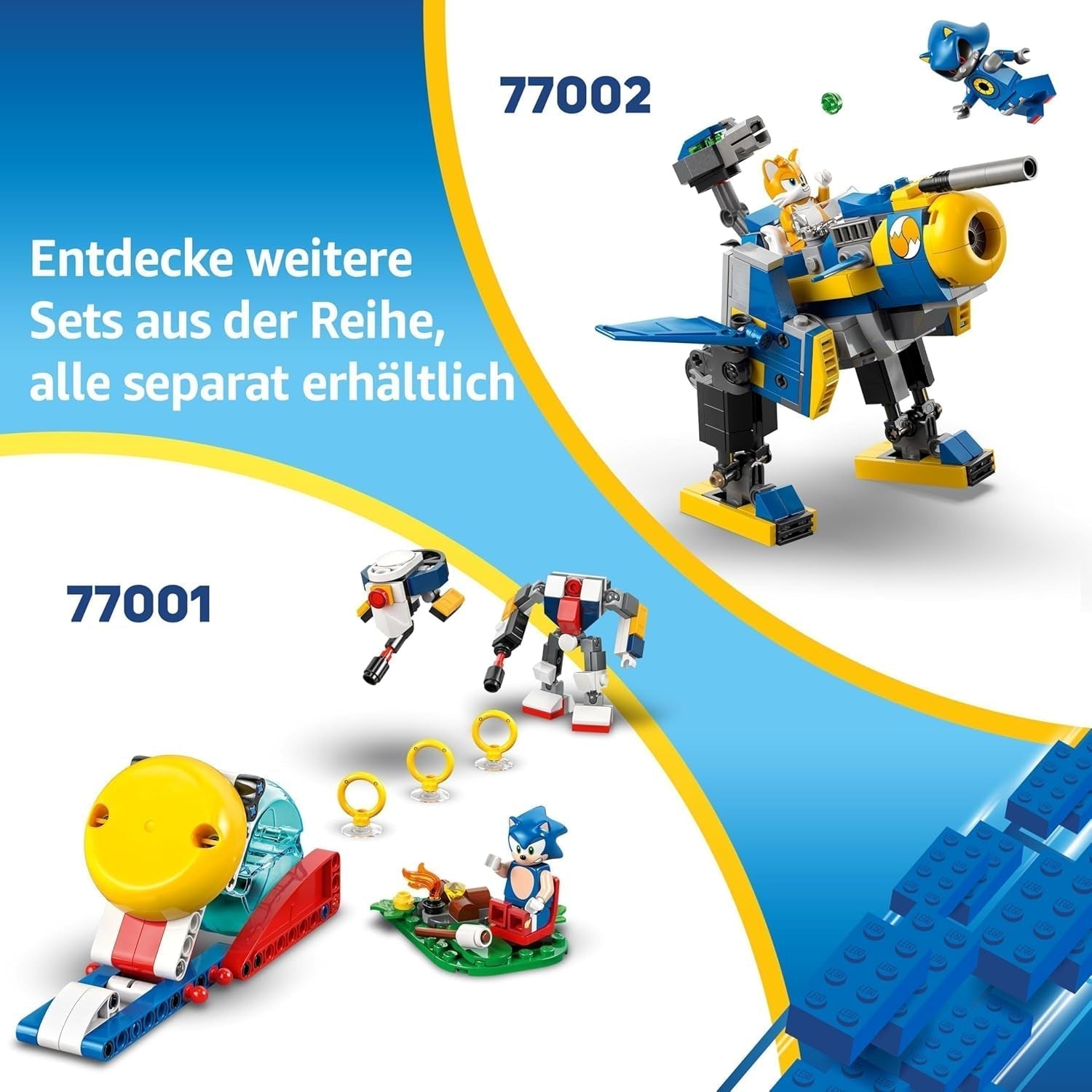 LEGO Sonic the Hedgehog Super Shadow vs. Biolizard, hračka pro hráče, dárek pro chlapce a dívky, sběratelská sada her pro děti a fanoušky videoher, s figurkami postav 77003 Stavebnice Besuche den LEGO-Store