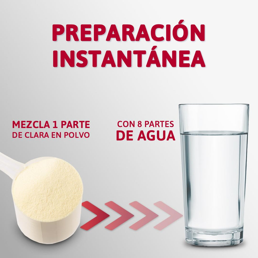 Eiweißpulver für Baiser (350 g) | Pasteurisiertes Eiklar | Getrocknetes Eiweiß | Bez laktózy Bez lepku | V wiederverschließbarem Zip-Beutel