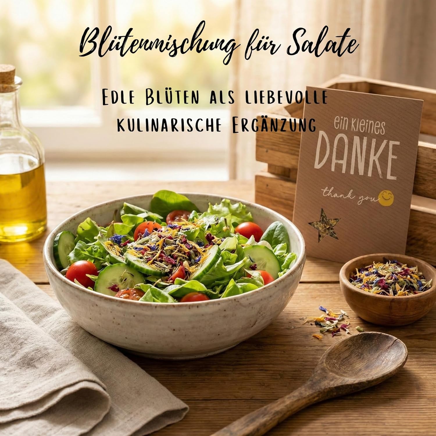 Genuss Set Mit Tee, Rosinen Mit Aroma Schokolade & Gewürzsalz - Geburtstagsgeschenk Für Frauen & Männer, Hochwertiges Geschenkset Mit Karte, Muttertag Geschenkbox Als Besondere Geschenkidee