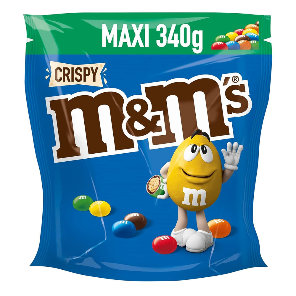 M&M'S Křupavé čokoládové lupínky s křupavým jádrem Naty Shop Crispy Chocolate Candies 340G