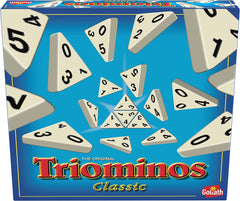 Goliath - Triominos Classic - Populární desková hra pro mládež a dospělé od 6 let - Rodinná zábavná a společenská hra pro 2-4 hráče - S taktikou a strategiemi pro děti i dospělé
