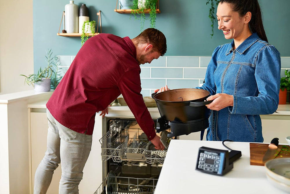 Multicooker Russell Hobbs 6,5L, digitální displej, 8 funkcí vaření Pomalý hrnec Naty Shop