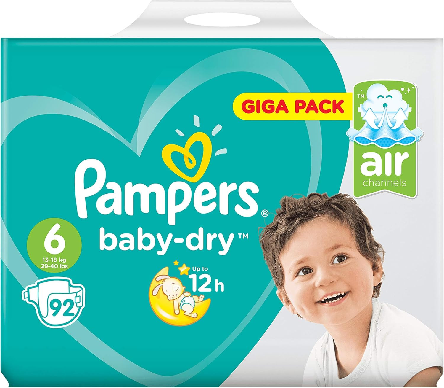 Plenky Pampers 81657566 Baby-Dry Pants, bílé
