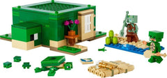 LEGO Minecraft The Turtle Beach House Toy House s doplňky pro dívky a chlapce od 8 let, sada se zvířátky a postavami z videohry, dárek pro hráče 21254 Stavebnice Besuche den LEGO-Store