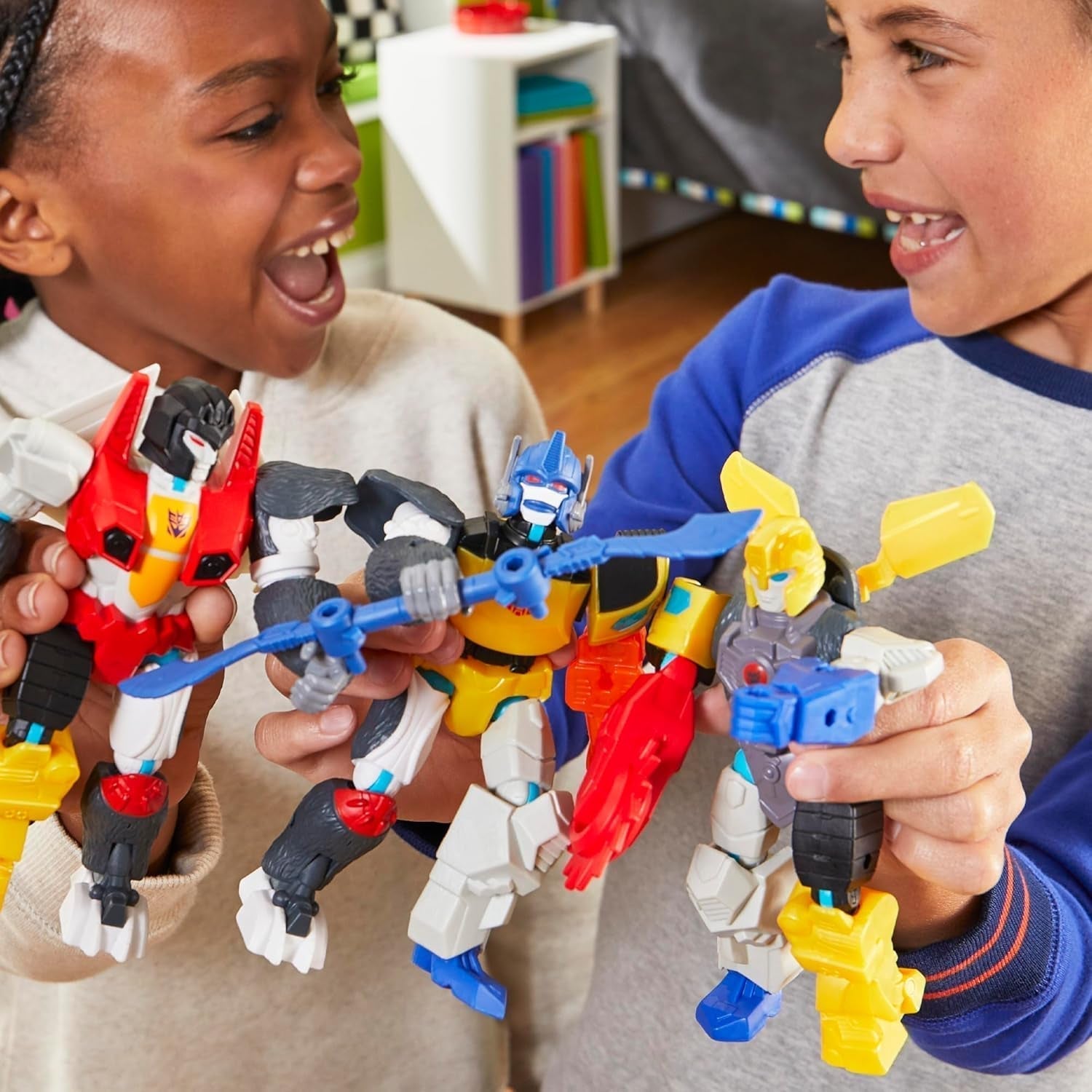 Transformers Mixmashers Optimus Prime Přizpůsobitelné Deluxe akční figurky a příslušenství Akční figurky Naty Shop