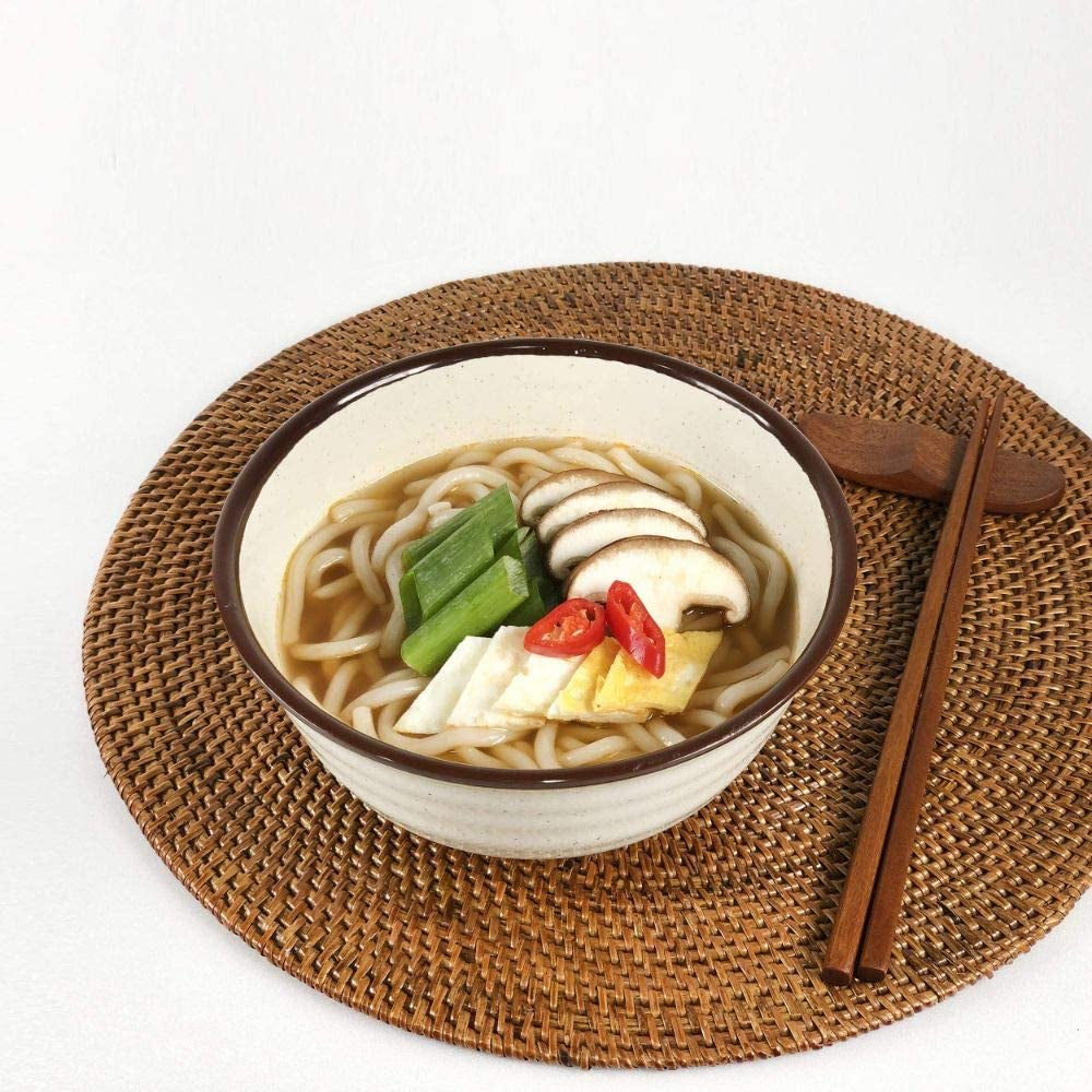 Allgroo Udon Instant Noodles - Pikantní Udon polévka, rychlá příprava - Obsahuje 3 porce - 1 x 690g