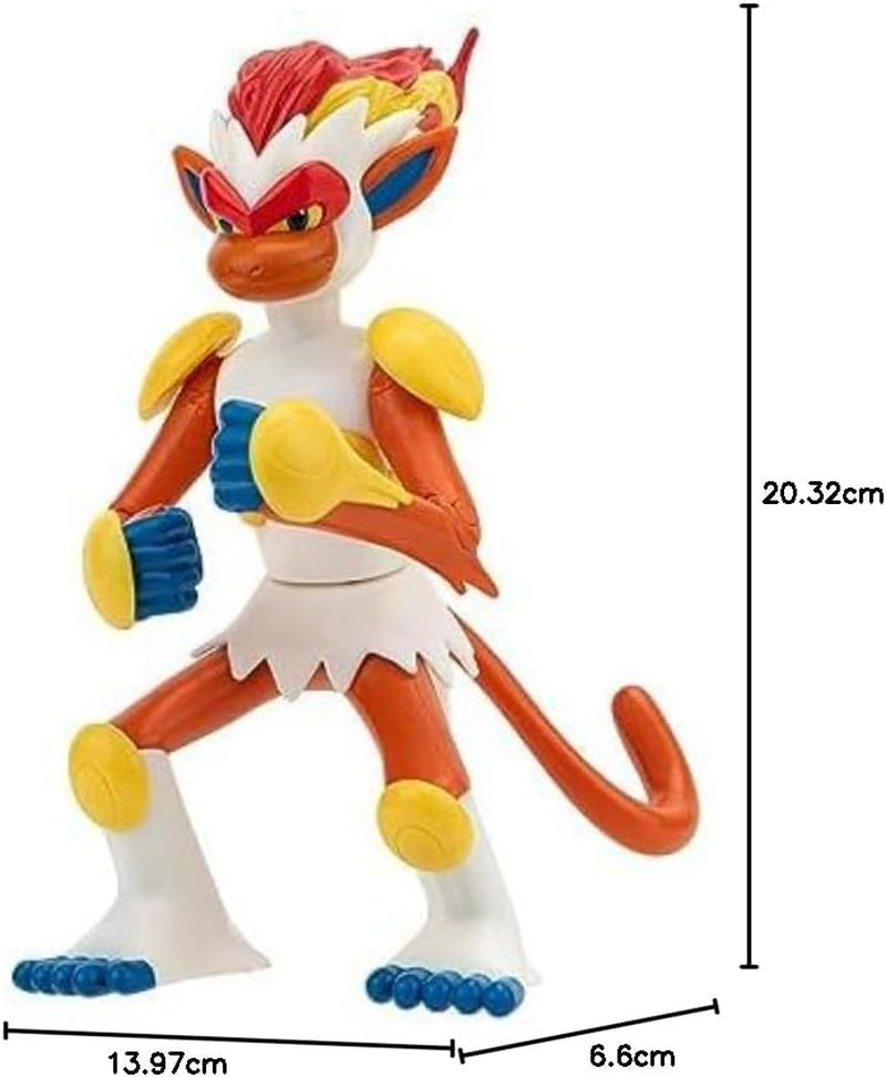 Pokémon Pokemon Figura Infernape Panferno - 11 Cm Figuri - Noul Val 2024 - Official Pokemon Toy Action figures Naty Shop
