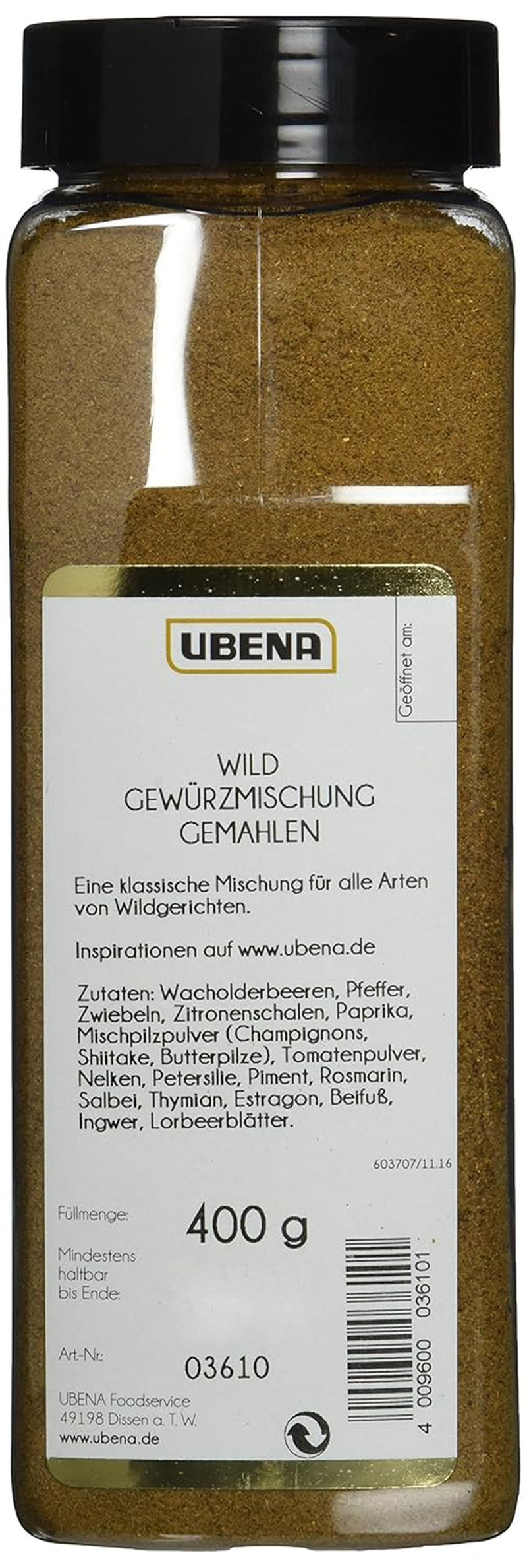 Wild Gewürz 400 g, 1er balení (1x 0,4 kg)