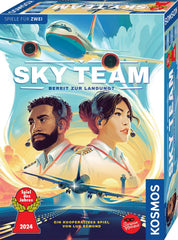 Kosmos 684044 Sky Team - Gata de aterizare? Jocul anului 2024, joc cooperativ pentru 2 jucători cu vârsta de 10 ani și peste, joc de strategie, joc de societate, joc de petrecere