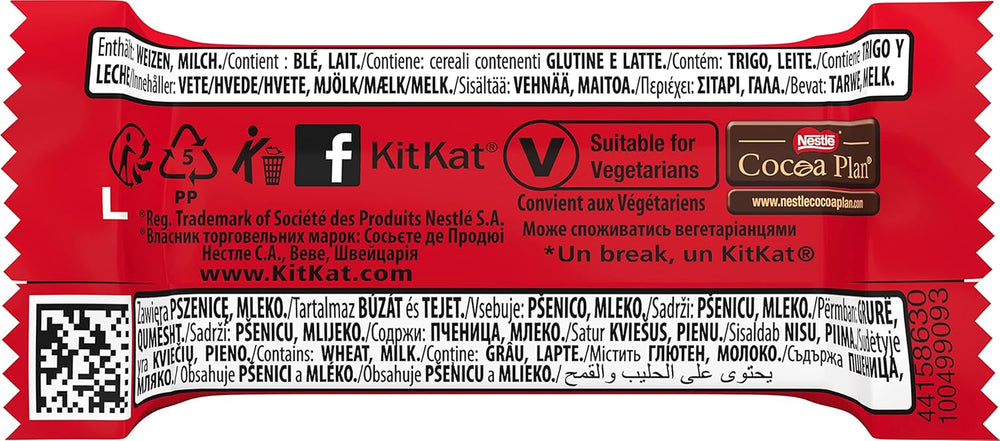 Nestlé Mini čokoládové tyčinky Mléčná čokoláda křupavé oplatkové tyčinky 3 balení (1 x 217 g)