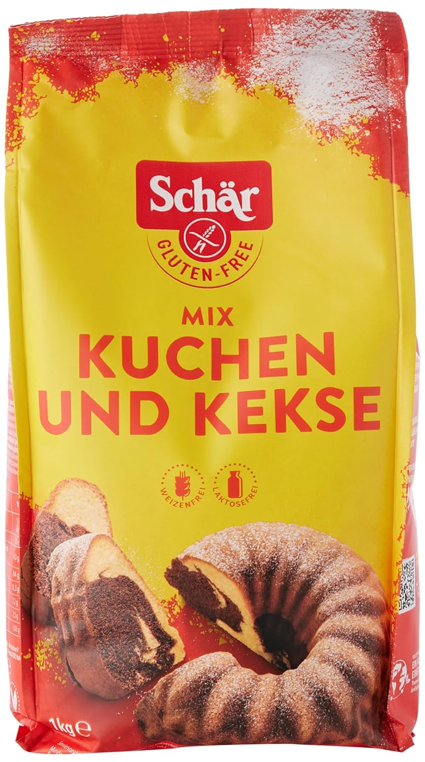 Mix C - Kuchen & Kekse Backmischung Glutenfrei 1 kg, 10 Er Pack Mix na pečení a vaření Naty Shop