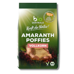 Biocentrální amarantové obláčky | 125 g | vegan | malá expandovaná amarantová zrna | zdroj bílkovin | na müsli, jogurt a barevné snídaňové misky