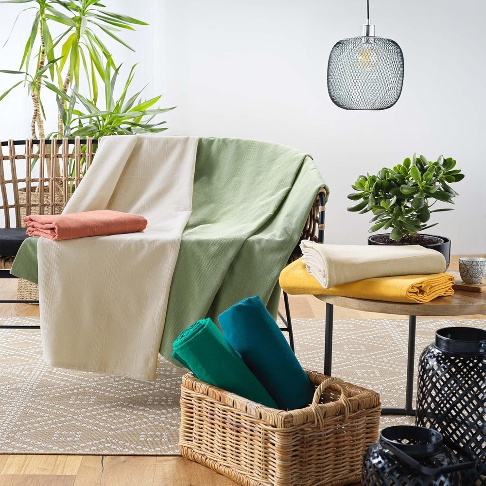 Douceur D'Intérieur, Deka (220 X 240 cm) Lucile Curry, Polycotton, Unicolor Douceur d'Intérieur Postele a deky